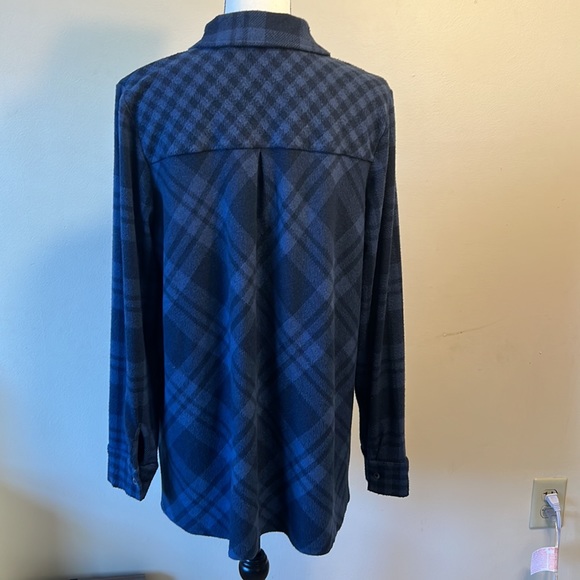 Soft Surrounding flannel button up shirt - Picture 4 of 8